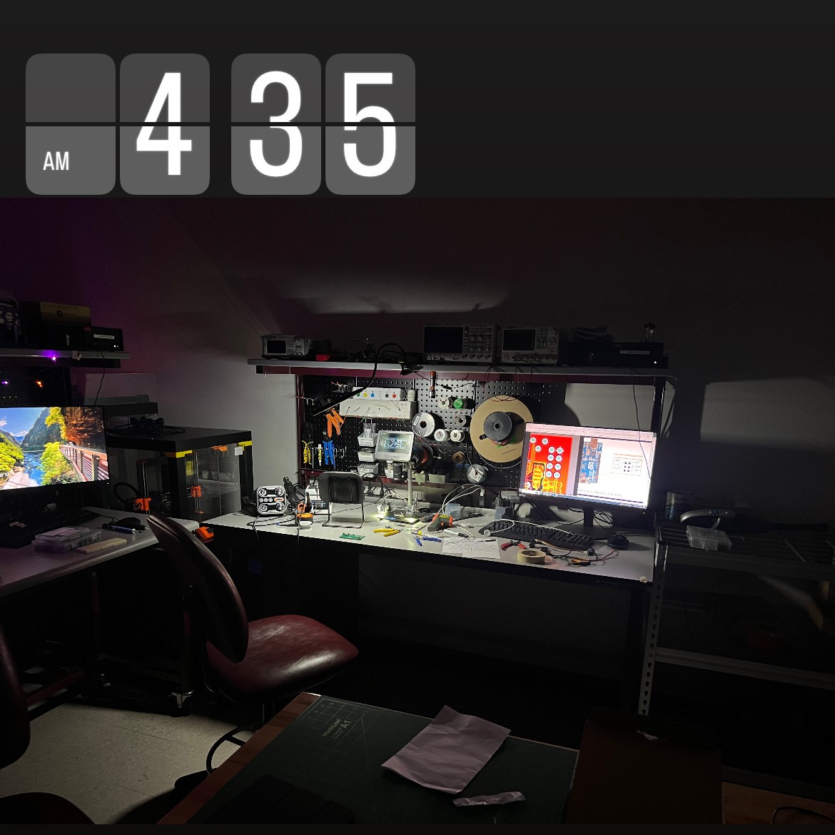 Late-night debug session