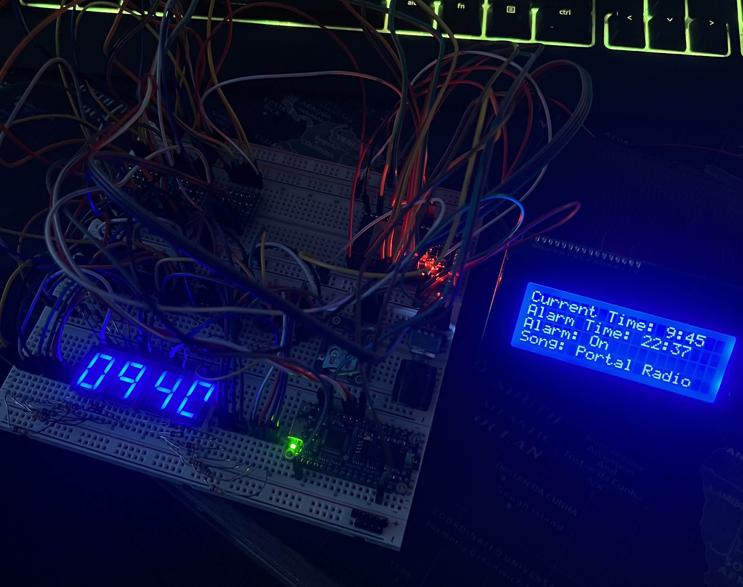 ESP32 clock running