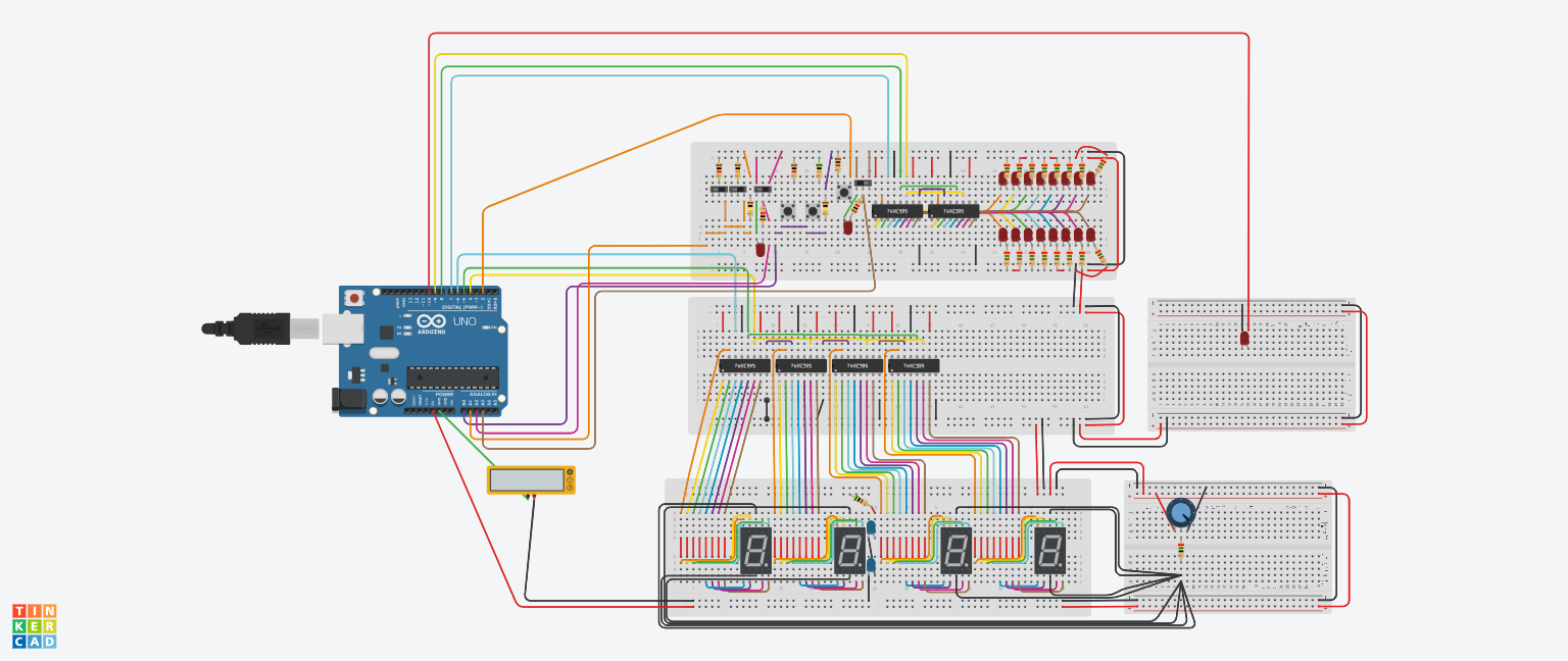 TinkerCAD simulation
