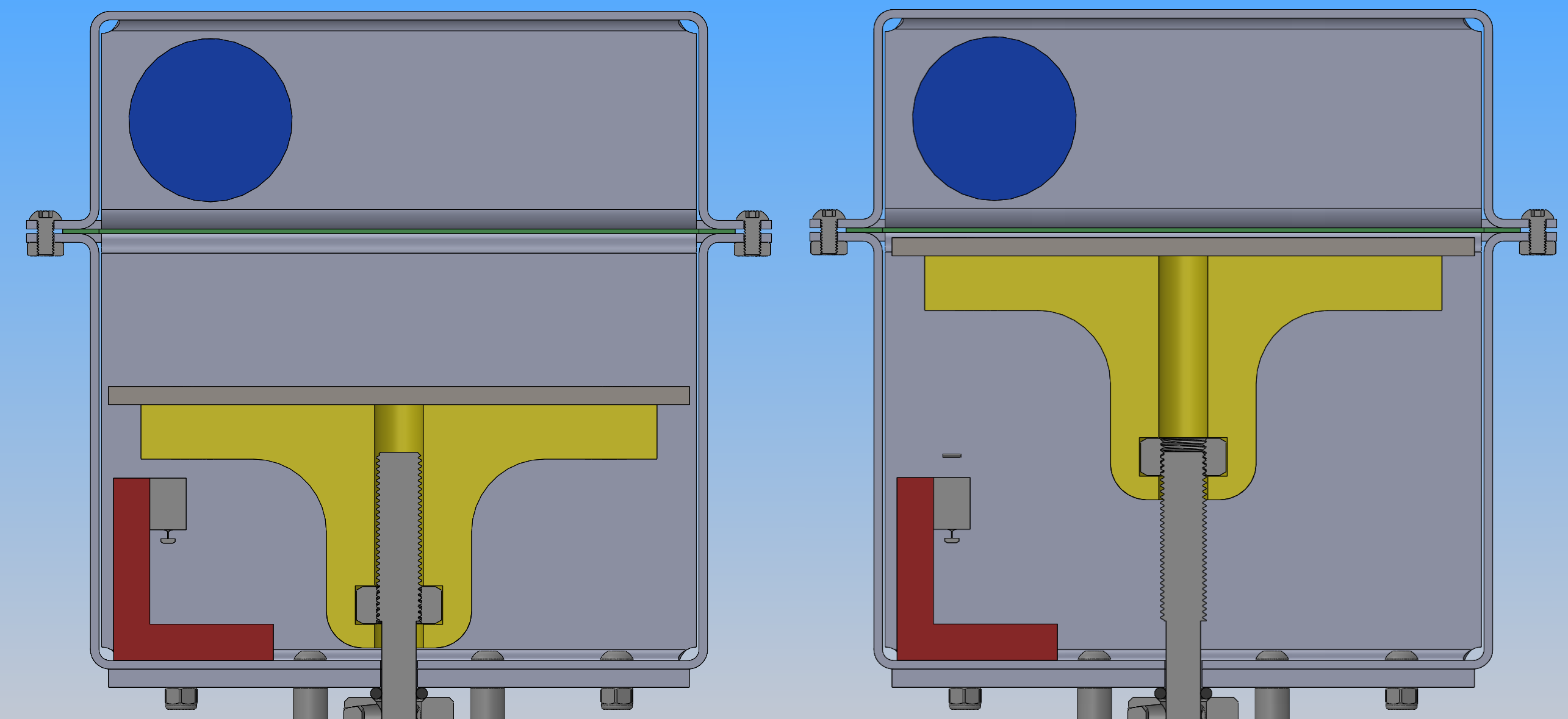 V2 cross section movement