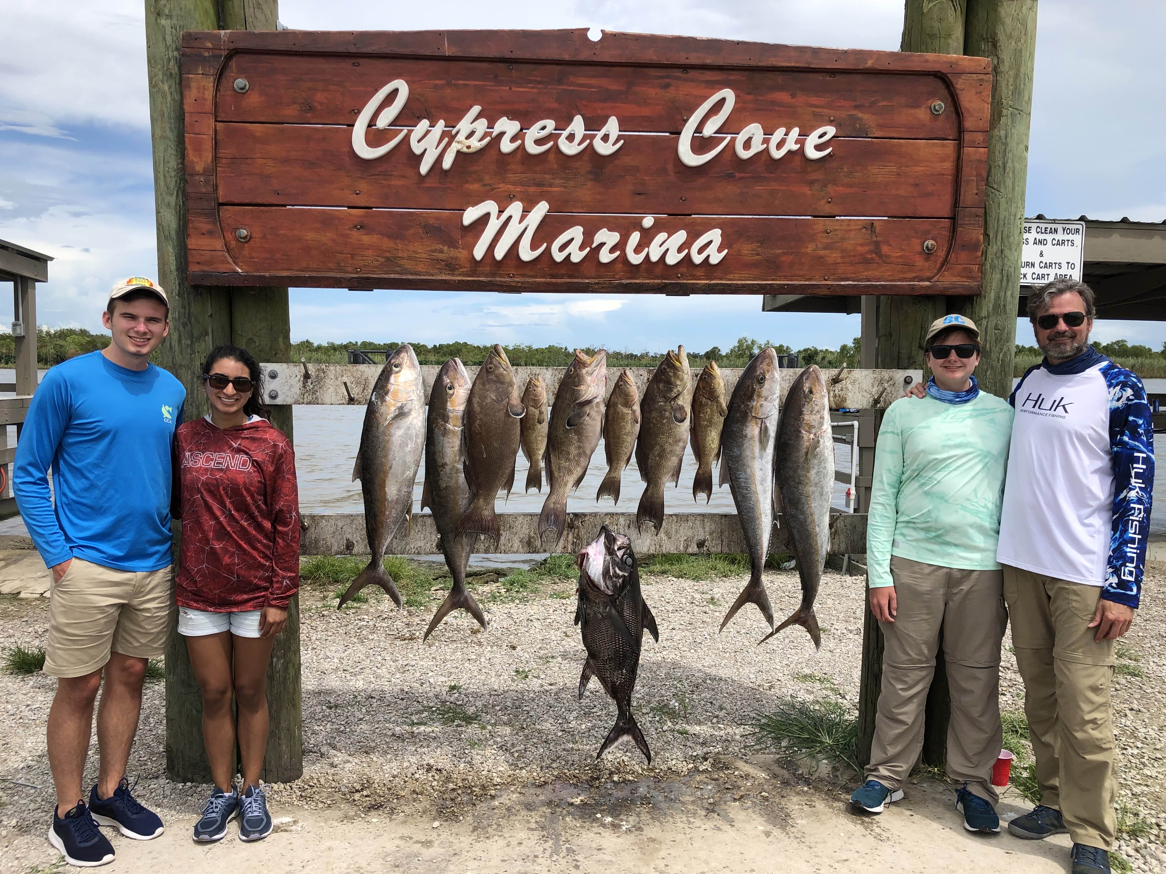 All the fish we caught that day