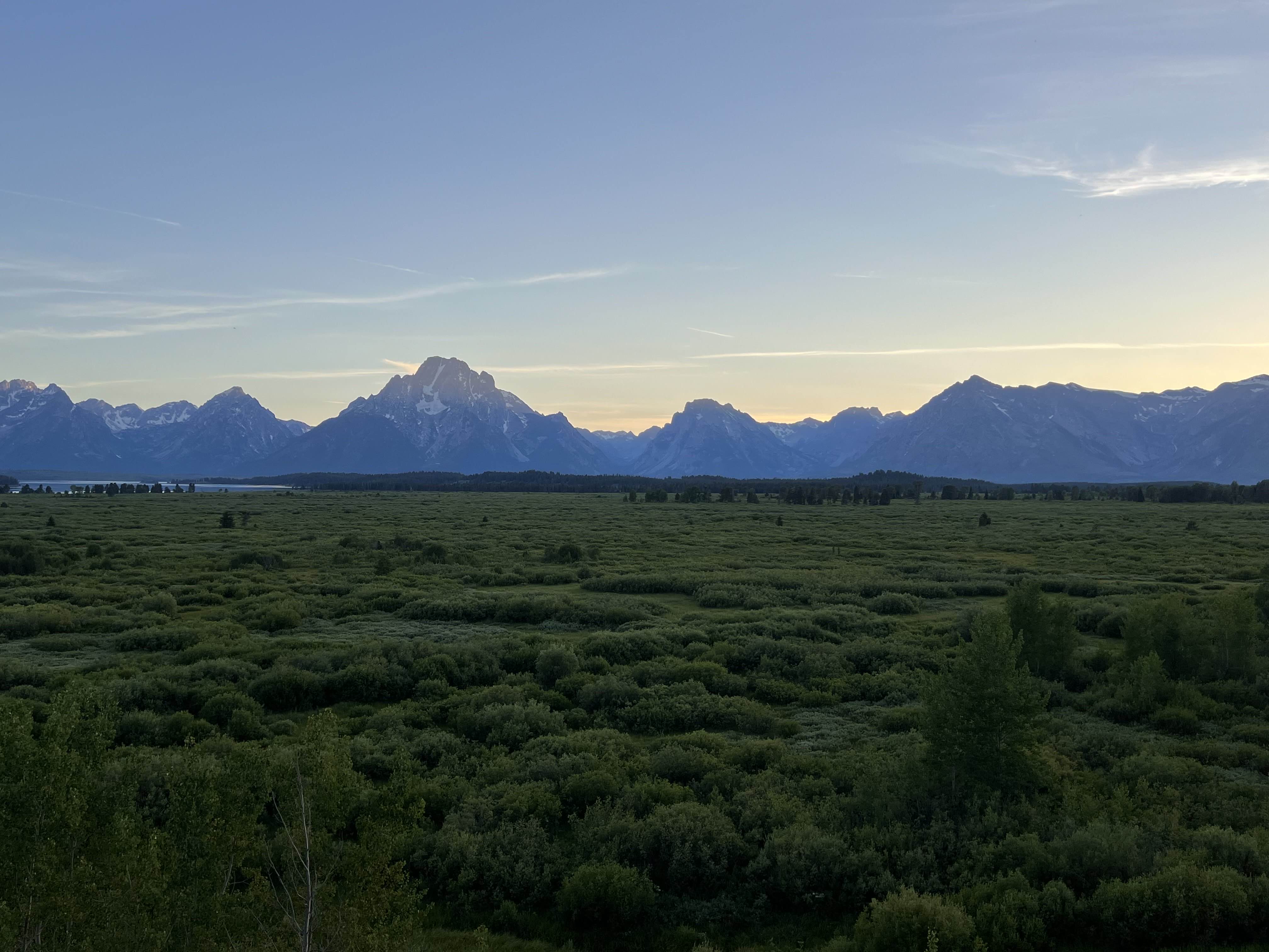 Grand Teton sunset