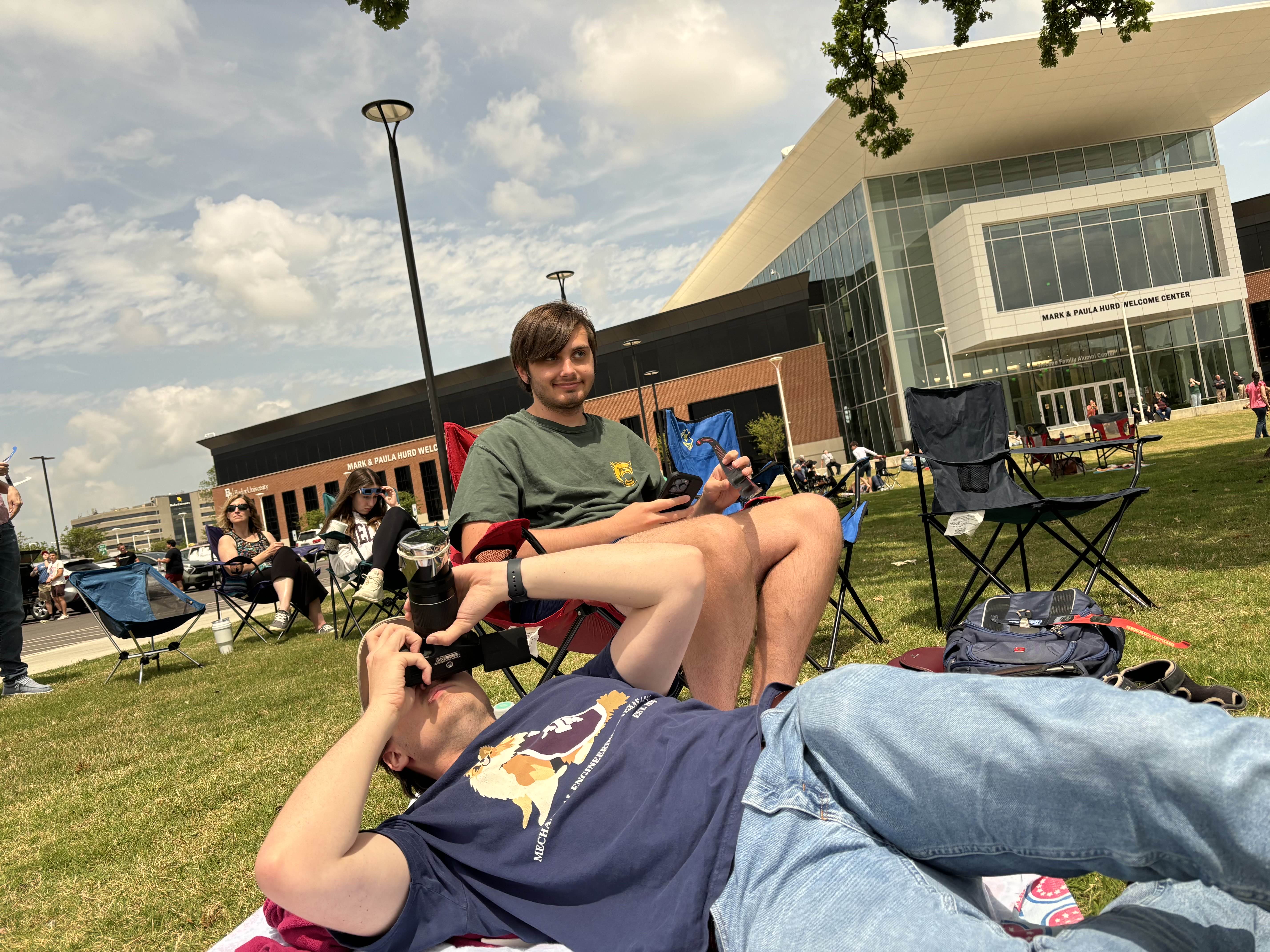 Me at the camera during totality